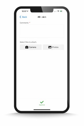workflow approval attachments OneList