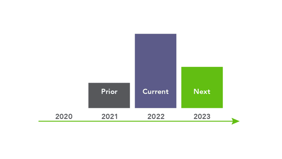 Profile Budgeting with a budgeted expenditure per year