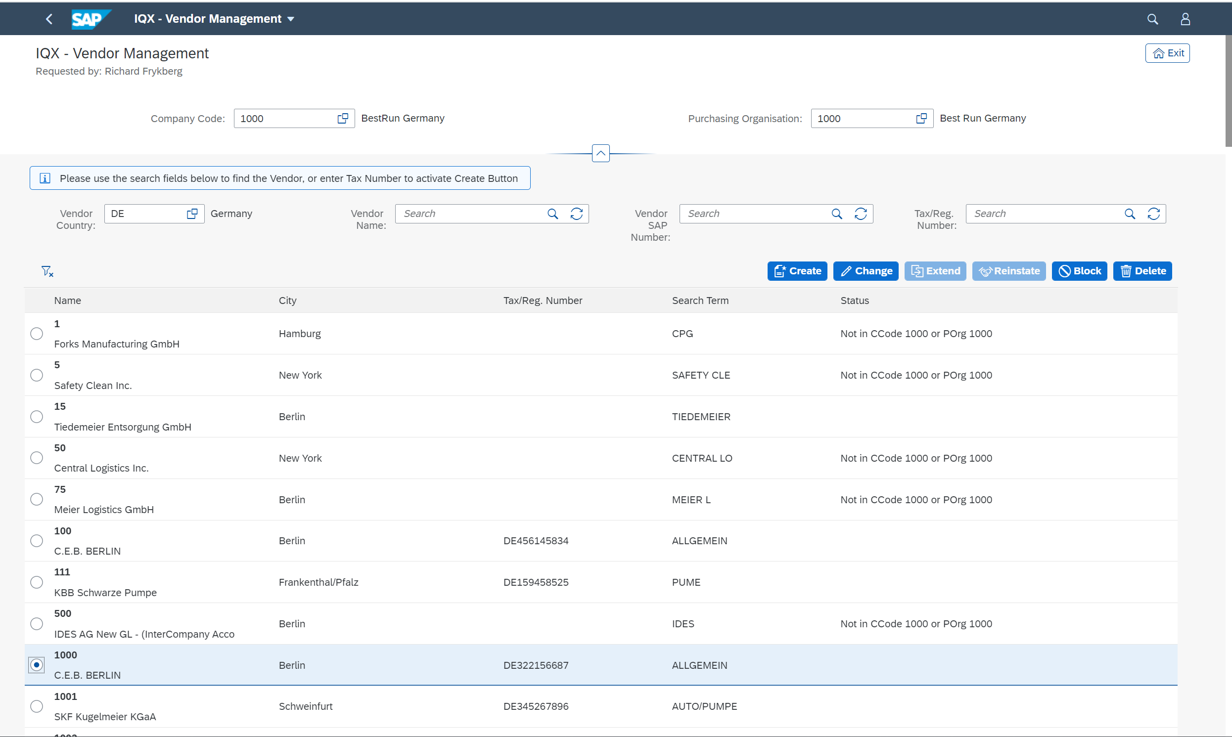  Project Procurement Vendor Engagement Fiori App