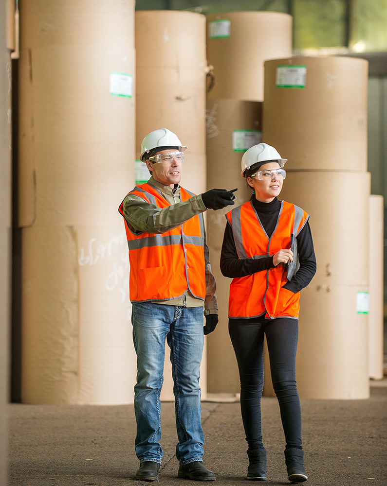 Works in paper manufacturing facility - investment management
