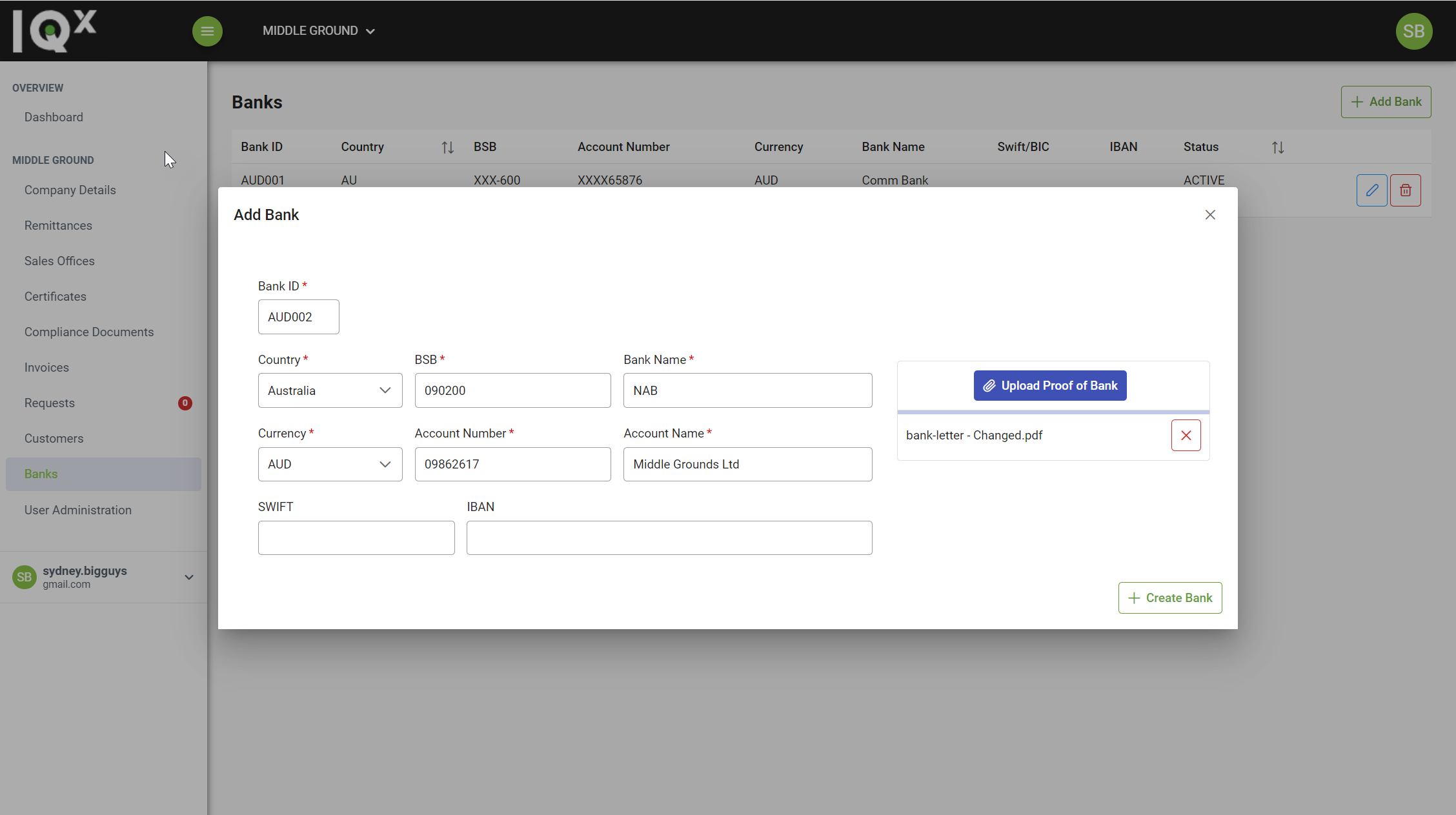 Vendors to self manage their profiles and business information in vendor portal